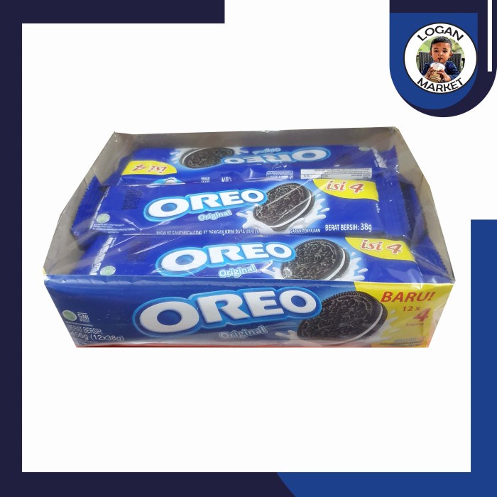 

Oreo Box Vanilla Vanila Original Isi 12 Pack Pcs Sachet 12Pack 12Pcs