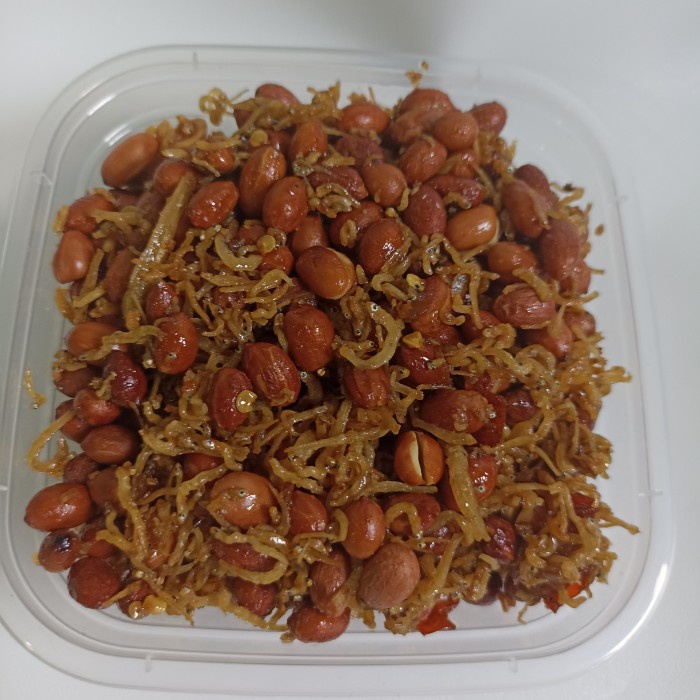 

Kacang teri pedas manis 220gram (Dapur Mama Key)