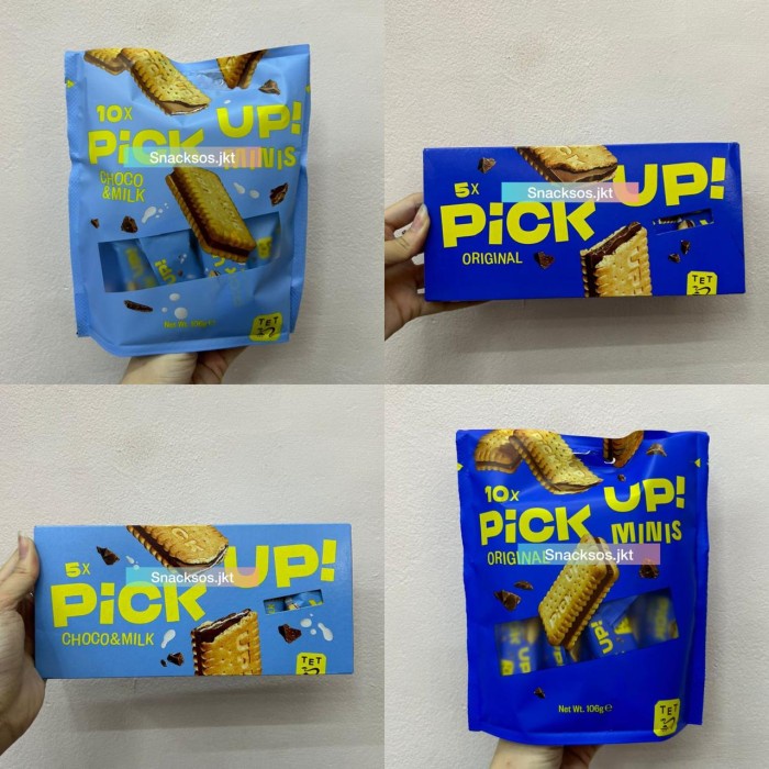 

PICKUP ORIGINAL / PICK UP CHOCOLATE & MILK BISCUIT SANDWICH- PICKUP! MINIS