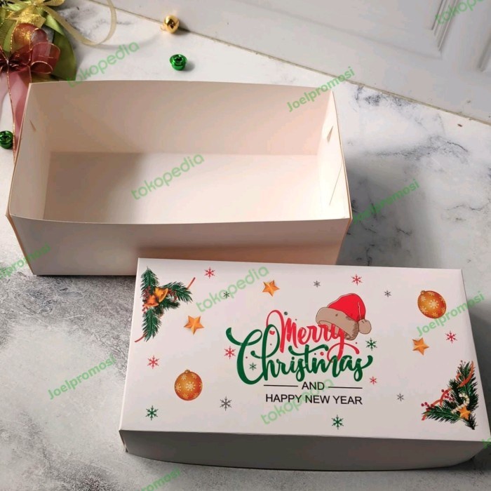 [BestSeller] box christmas 22x12x7, dus brownies,dus kue natal,dus natal/box natal