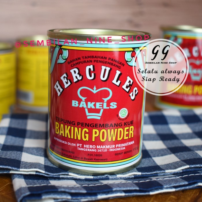 

Promo HERCULES BAKING POWDER 110 Gram Tepung Pengembang Kue