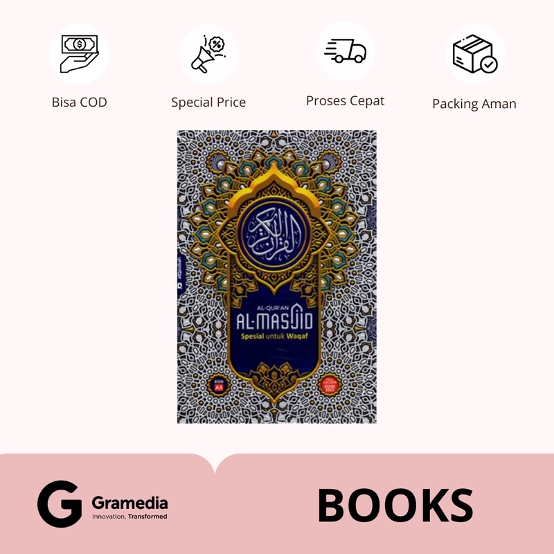 Gramedia Supratman | Alquran Qosbah Almasjid A5 | Produk Original Gramedia