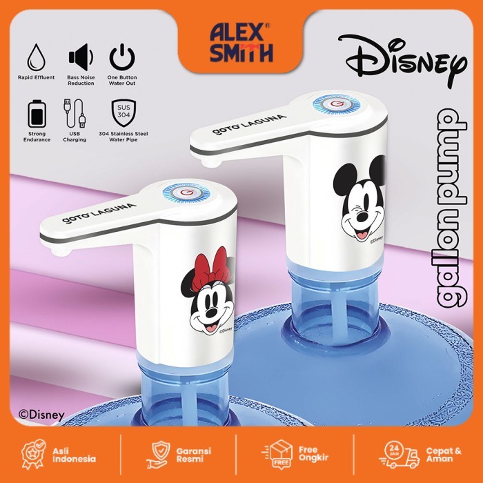 Goto Laguna Gallon Pump Dispenser Air Pompa Galon Elektrik Charge Usb