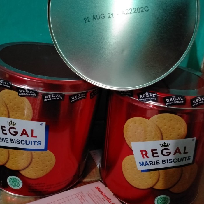 

MARIE REGAL BISCUIT 550 GR KALENG BISKUIT REGAL MARIE 550