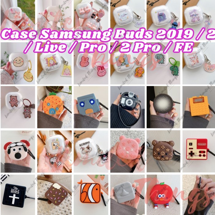 [HANYA SOFT CASE] Samsung Galaxy Buds Live Pro Pro 2 Buds 2 Case Love