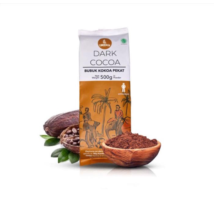 

SALE PROMO TIMURASA DARK COCOA POWDER 500GR - BUBUK KAKAO HITAM - COKLAT BUBUK READYY