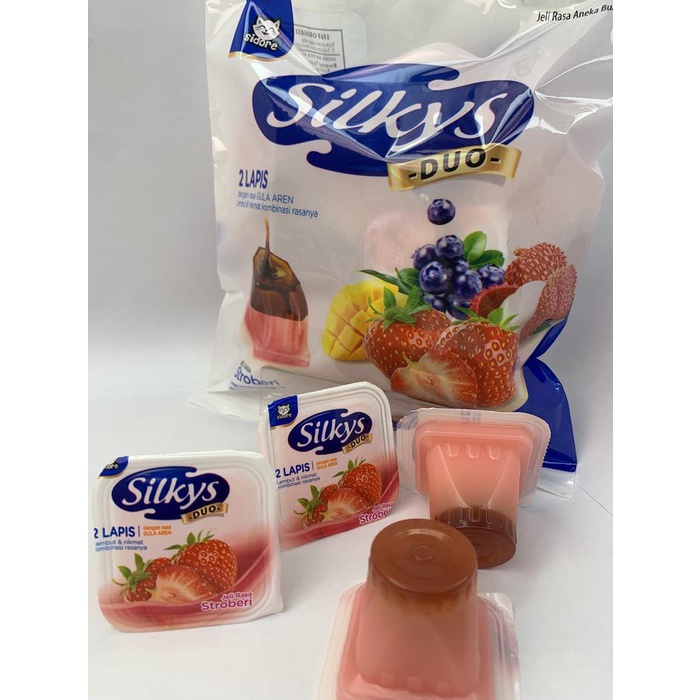 

READY STOK CEMAL CEMIL TERBARU PUDING JELLY 2 LAPIS ISI 40PCS RASA ANEKA BUAH BERPADU DENGAN GULA