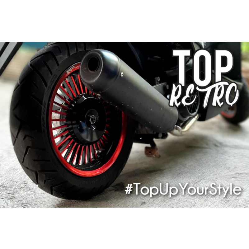 Velg racing tapak lebar Top Retro RING12 Vario110/Beat/Vario125-150 old/o M3