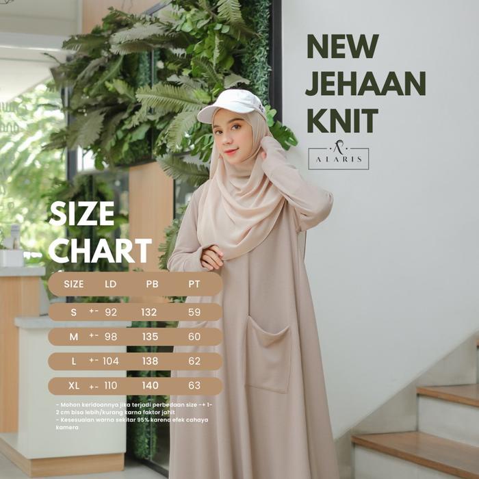 Promo Jehaan Knit / Gamis Sporty / Gamis Olahraga / Gamis Rajut / Baju Olahraga Muslimah Basic