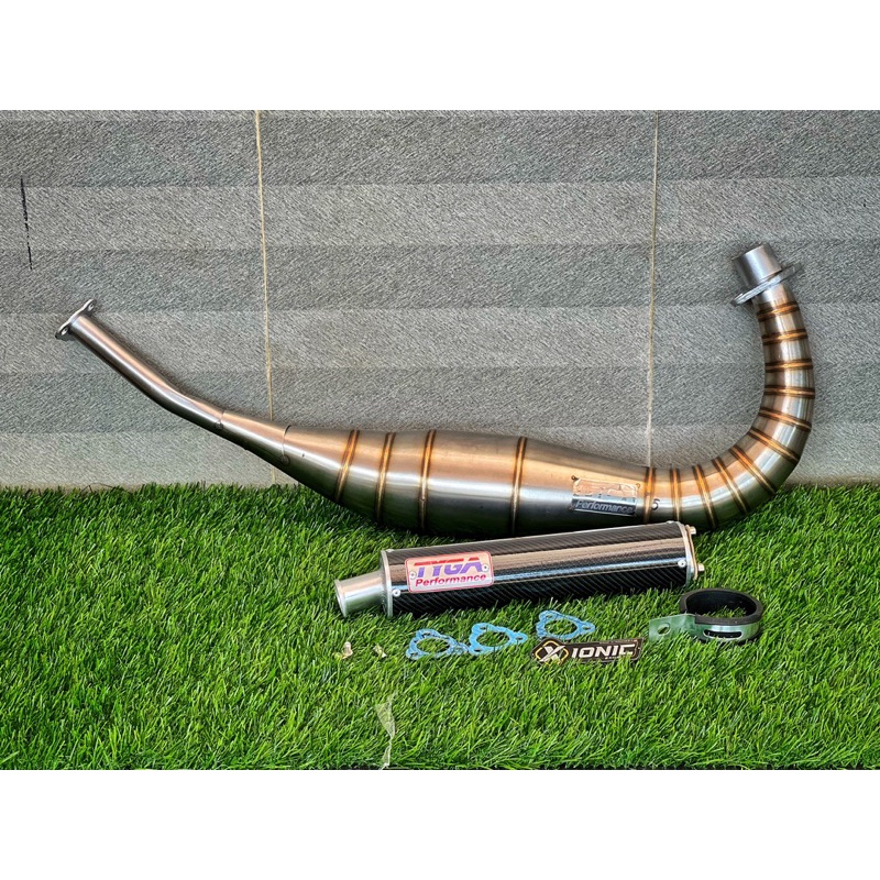 Knalpot Satria 2 tak Tyga Perfomance Carbon