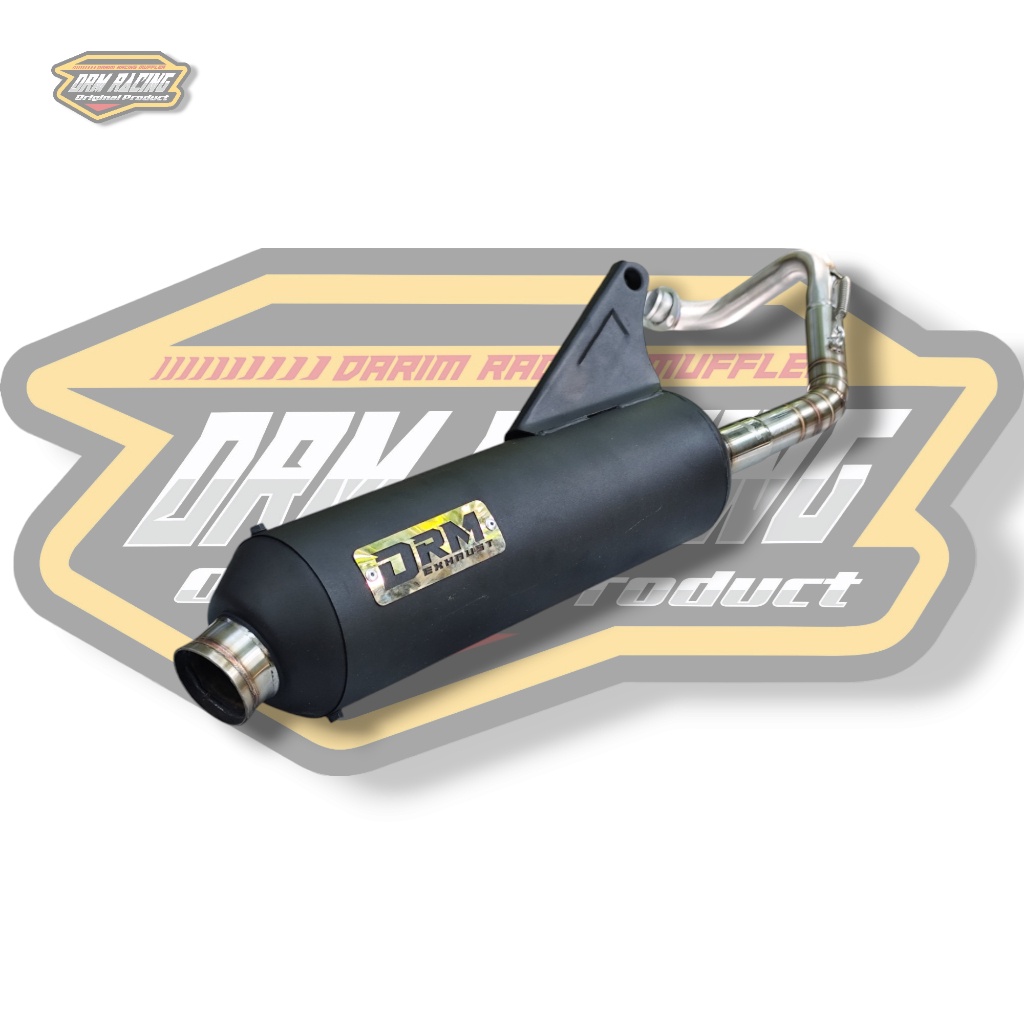 Knalpot Standar Racing Type Luster Avolution V1 DRM Exhaust Vario 125/150 Old/New Vario 160 Beat Fi