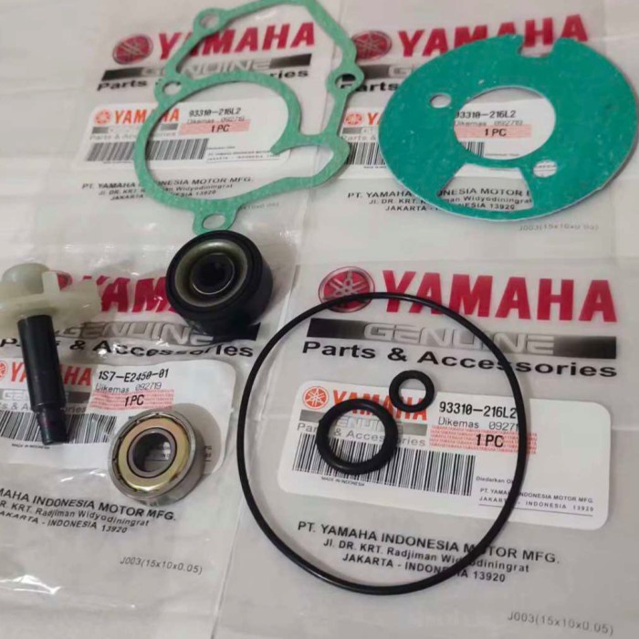 KIPAS AS SIL SEAL BERING LAHER WATERPUM SET KOMPLIT PAKING RADIATOR JUPITER MX OLD NEW 135 VIXION
