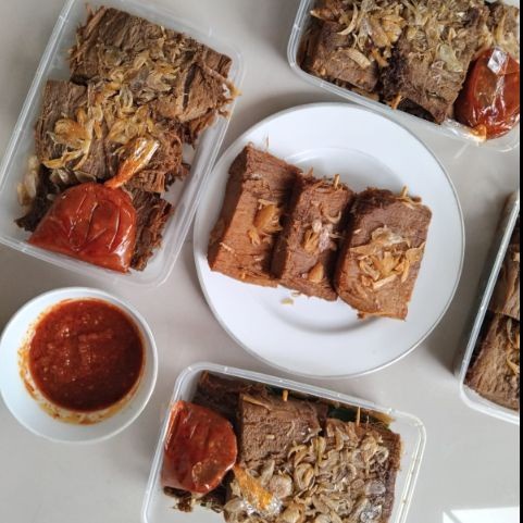 Gepuk Daging Sapi