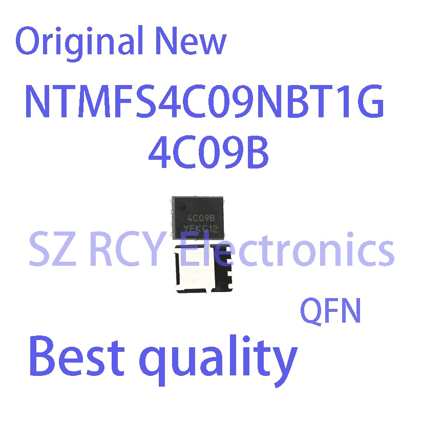 (5- Pcs)New Ntmfs4C09Nbt1G Top Mark 4C09B Qfn Mosfet Ic Chip Electronic