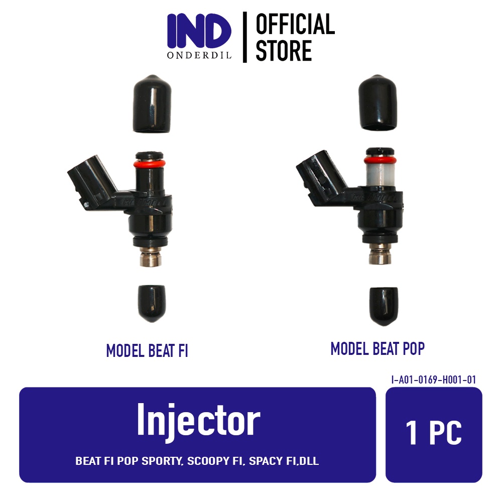 Ind Onderdil Injector Beat FI Lama Pop Sporty Street K1A New Revo 110 FI Scoopy FI Esp 2013-2022