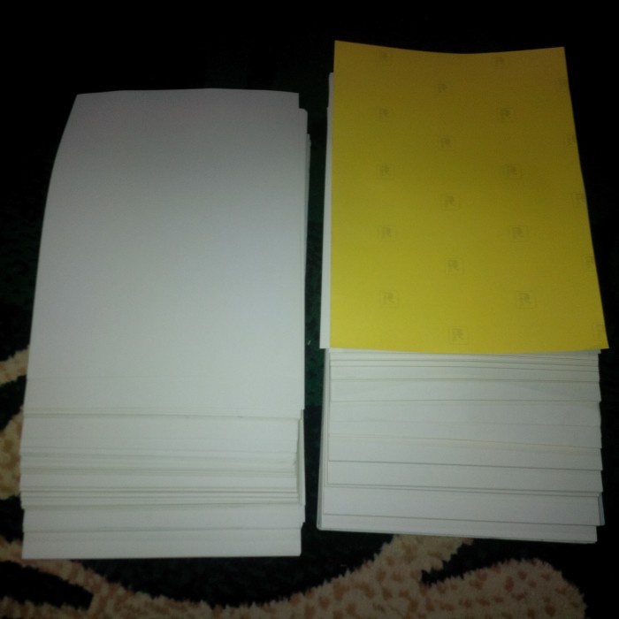 

(BestSeller) Kertas Stiker HVS ukuran F4(folio) murah Surabaya