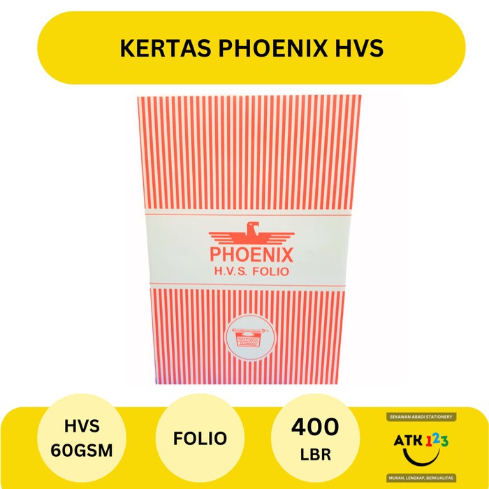 

(BestSeller) Kertas HVS F4 60 gram Merk Phoenix