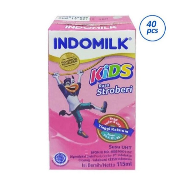 

(BestSeller) Indomilk kids susu UHT 115 ml/40 pcs