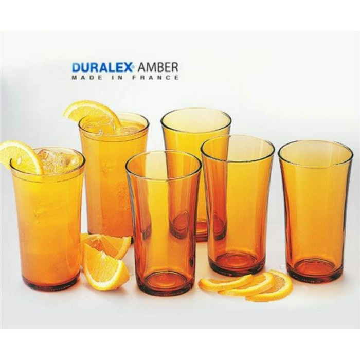 Terpopuler Gelas Duralex Amber Tumbler 28Cl (6 Pcs)