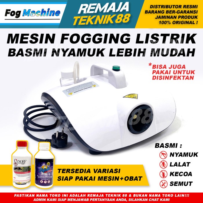 MESIN FOGGING NYAMUK DBD ELEKTRIK 900 WATT MESIN ASAP BASMI NYAMUK LISTRIK 900W