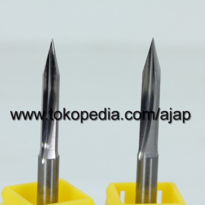 JTTOP" END MILL 3.175 GRAFIR V BITS AKRILIK ENGRAVING ROUTER BIT CNC CARBIDE