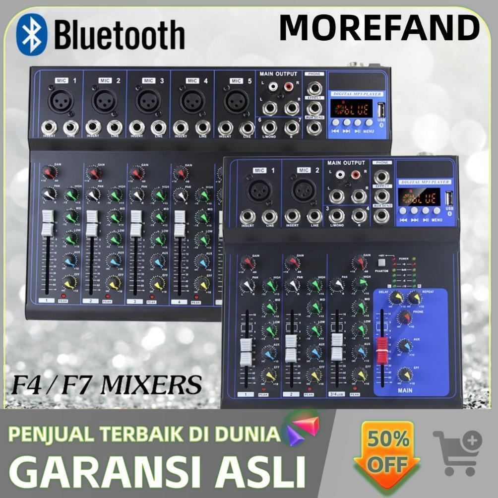 AUDIO MIXER mixer profesional 4/7-channel MG04/07BT mixer Penguat sinyal USB Penguat KTV Penguat