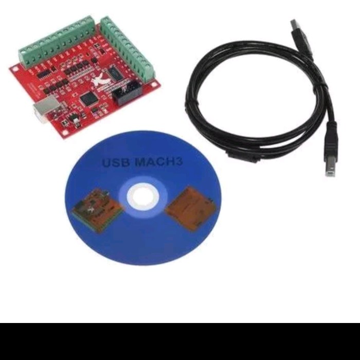 JTTOP" MACH3 CNC USB MOTION CONTROLLER 4 AXIS DRIVER BOARD