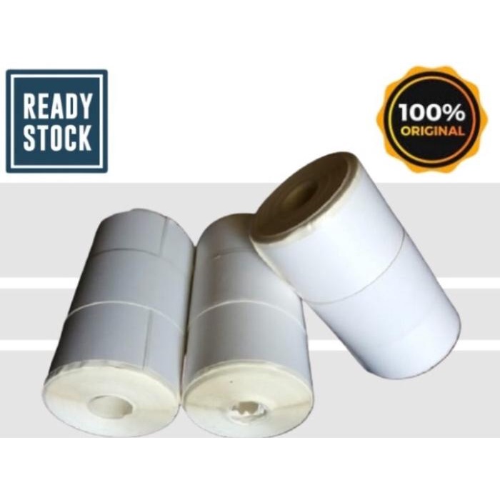 

Ready Stock Sticker Label Thermal 80X6M Isi 5 Roll Sticker Packing Aman