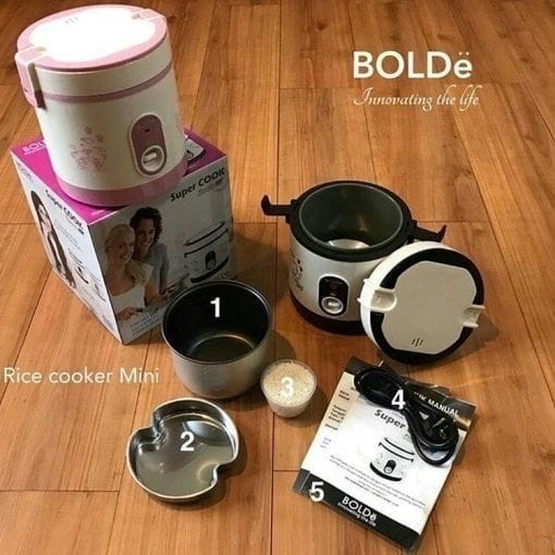 [ Supercook BOLDe ] Magicom Mini / Rice Cooker Mini 3 IN 1 - 0,6 Liter