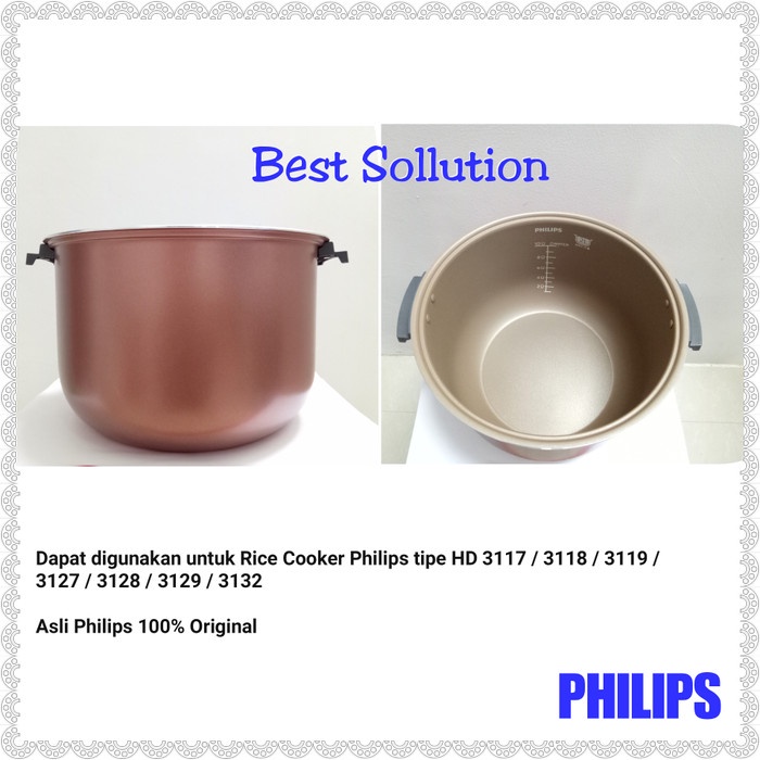 Panci / Teflon / Inner Pot Rice Cooker Philips HD 3128 / 3132 / 3127