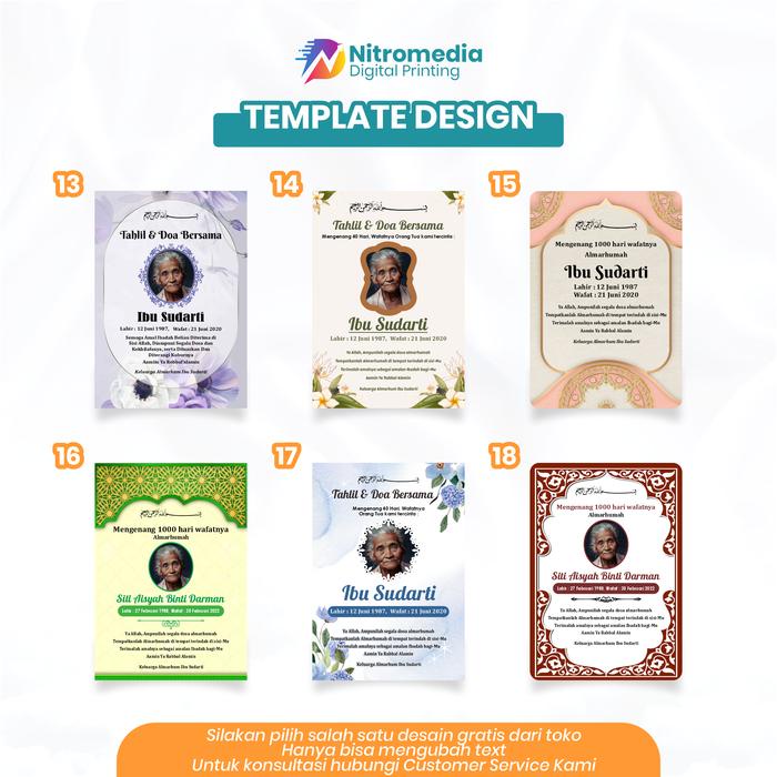 

Produk Terbaru (Isi 50Pcs) Stiker Tahlil Untuk Ditempel Di Box Nasi Atau Box Snack Paper Stationery