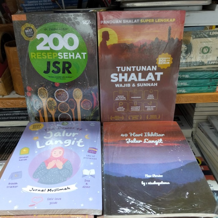 

Barang Terlaris Paket 4 Buku Reseppjsr, Solat Super Lengkap, The Power Of Jalur Langit Cod