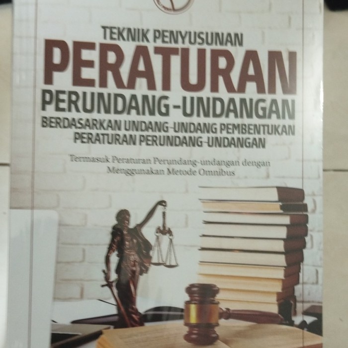 

Terbaru!! Teknik Penyusunan Peraturan Perundang-Undangan Prof Dr Wicipto Setiadi Cod