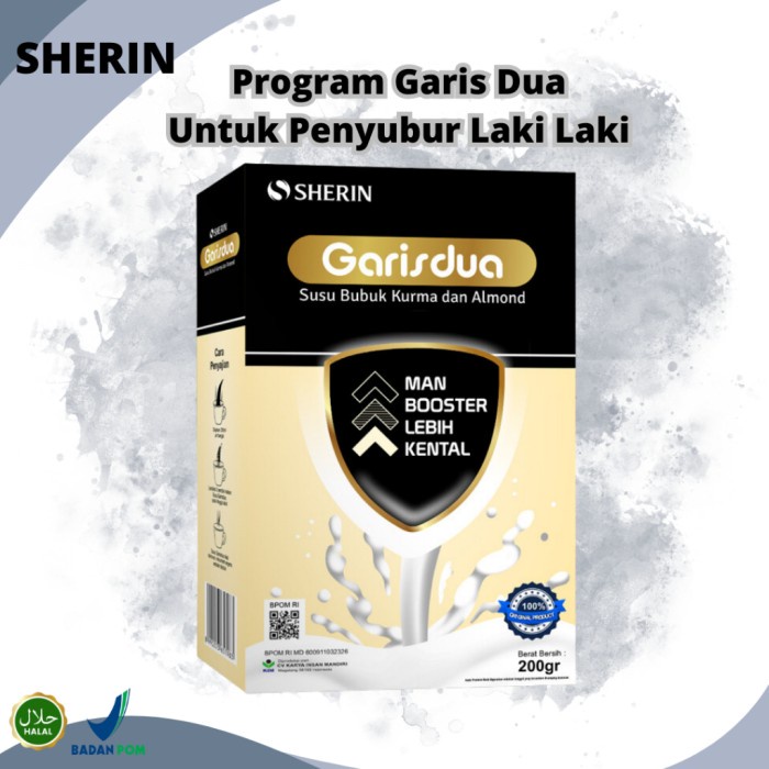 

(BestSeller) SUSU PROMIL GARISDUA SHERIN - SUSU KAMBING ETAWA + ALMOND & KURMA MUDA