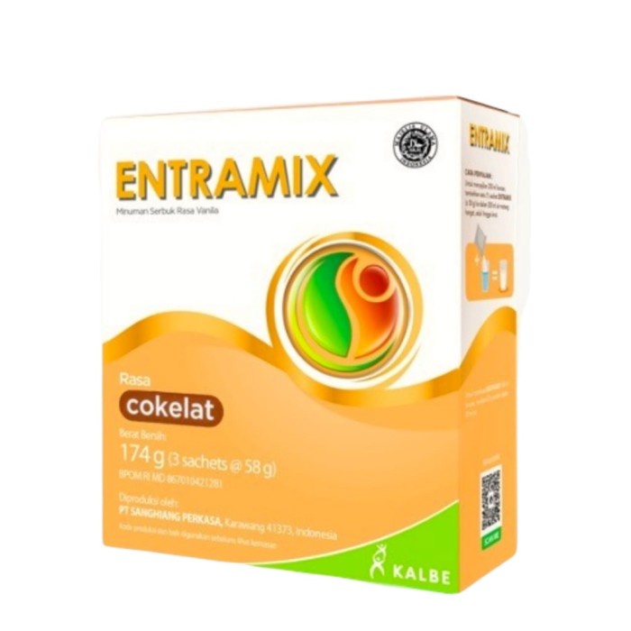 

(BestSeller) Entramix coklat 174 gr nutrisi lengkap dewasa