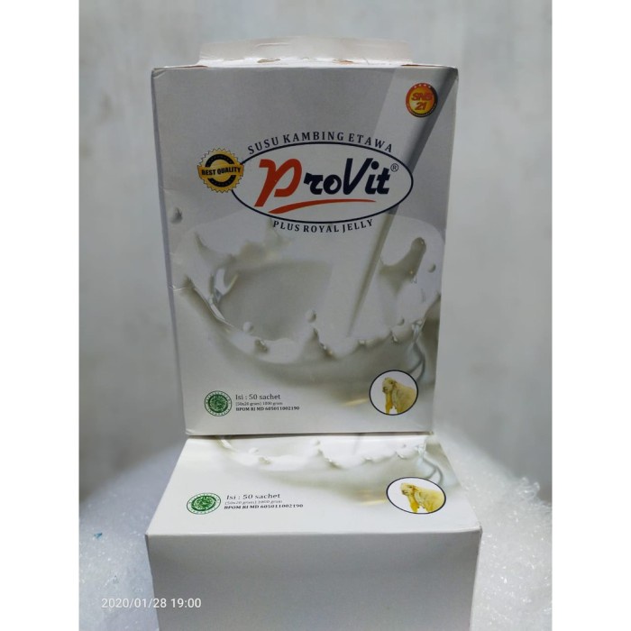 

(BestSeller) Susu Kambing Etawa Provit Original Proviterje Per 10 Sachet