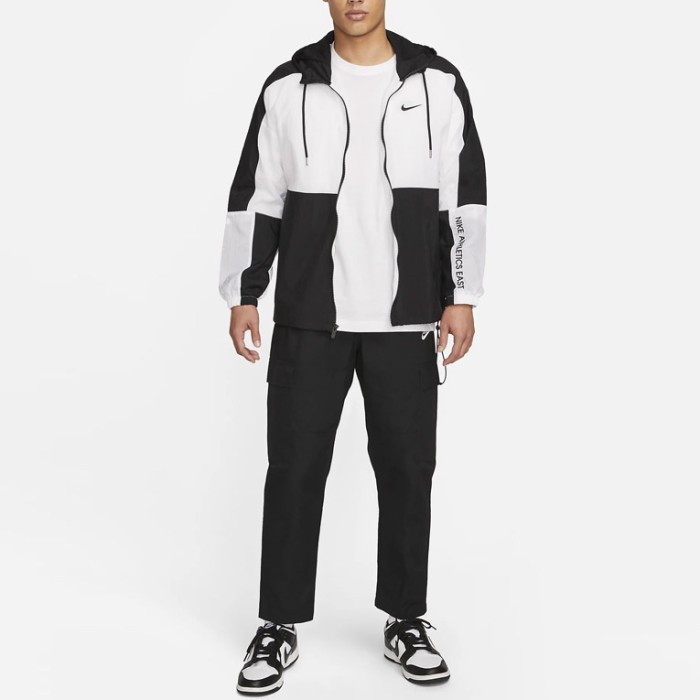 New Celana Panjang Nike Club Mens Woven Ripstop Cargo Pants Black Dx0614-010 Original Original