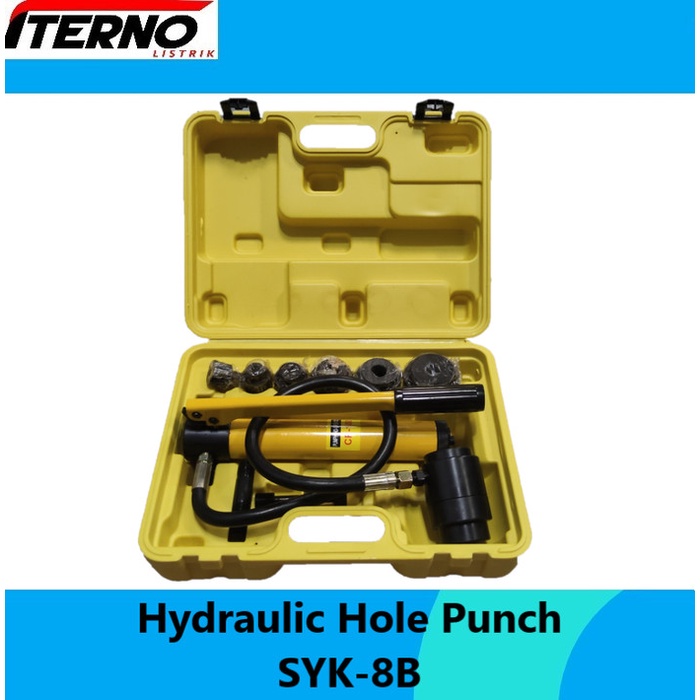 

Jual [READY] Hydraulic Hole Punch SYK-8B Pelubang Hidrolik Iterno