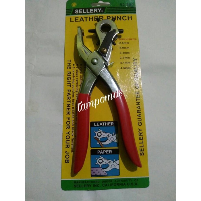

Jual [READY] Tang Pembolong Sabuk Sellery Leather Punch Pelubang Kulit
