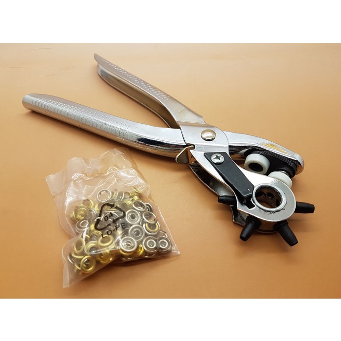 

Jual [READY] Pembolong Sabuk Kulit / Leather Hole free 100 pcs eyelets