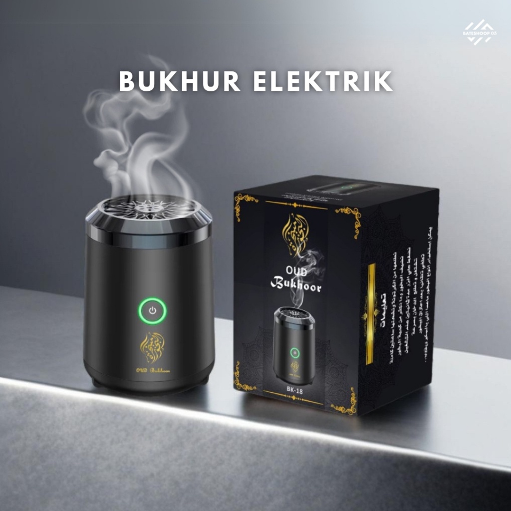 Bukhur Elektrik BK18 / Tempat Dupa Elektrik / Mabhkara Portable / Dupa Portable / Pembakaran Dupa /