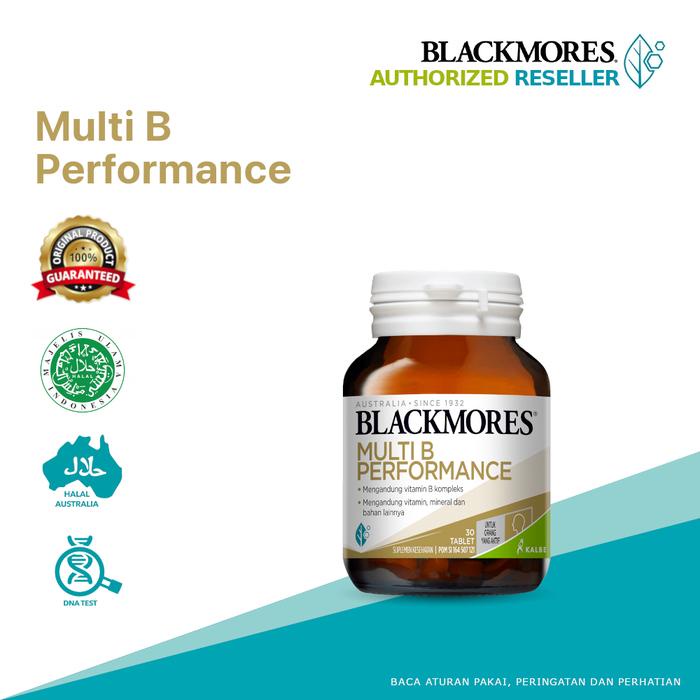 KirimHarisama- Blackmores Multi B Performance 1 Tablet Sehari (Bantu Jaga Kesehatan Orang Aktif)