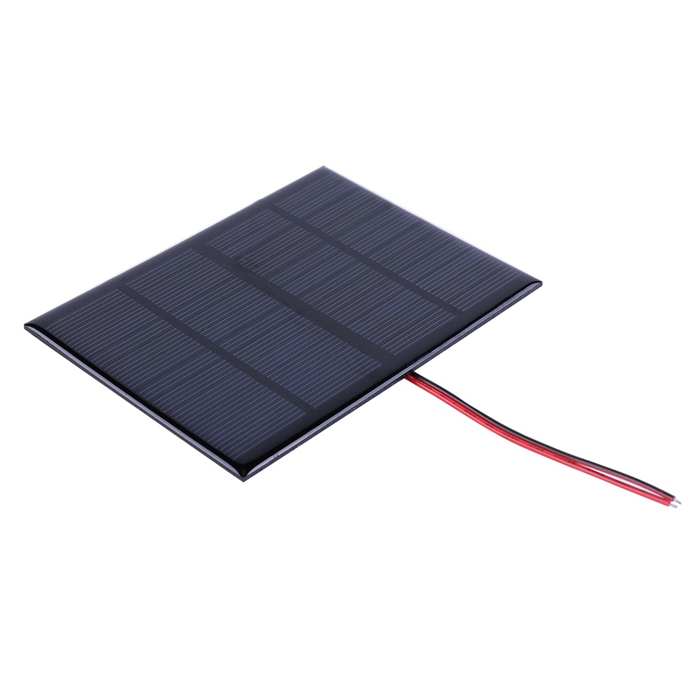 FSHOP Murah 3W 12V Mini Solar Panel with Cable DIY Polysilicon