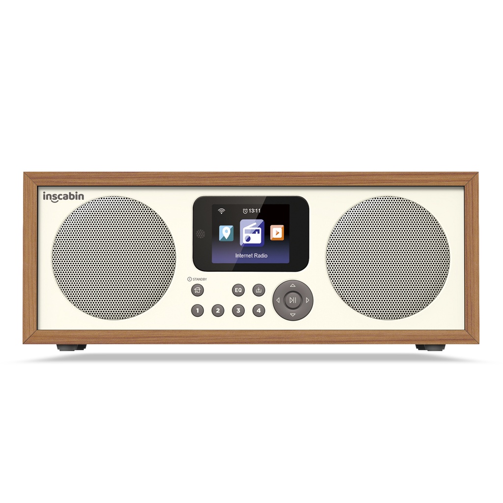 Inscabin D4 Internet Digital Radio, Internet Radio With Spotify Connect And Bluetooth/Remote