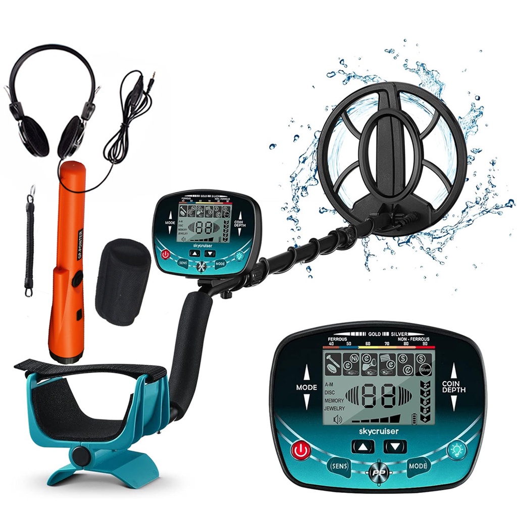 Md910 Underground Metal Detector,Professional Depth Search Finder,Gold Detector,Treasure Detecting