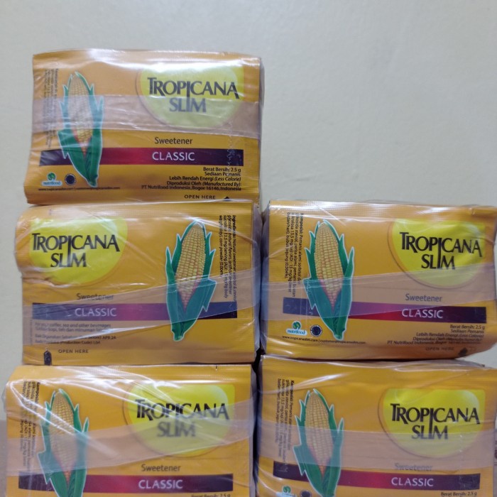 

Gula Tropikana Slim Sweetener isi 50Pcs