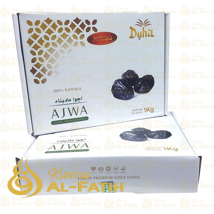

Kurma Ajwa Jumbo 1kg Kurma Nabi asli Madinah Premium Super XL
