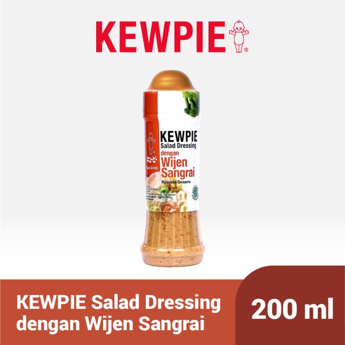 

200 ml KEWPIE WIJEN SANGRAI Kewpie Salad Dressing Roasted Sesame Saus