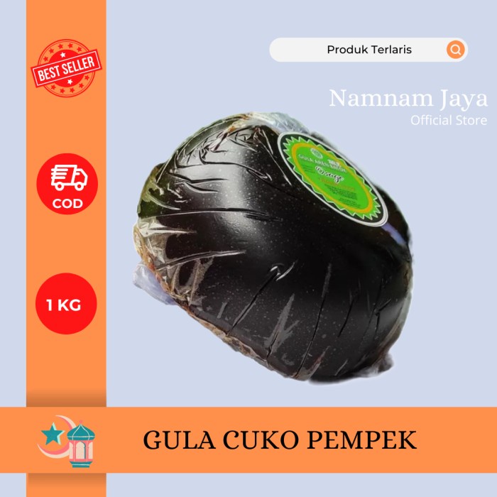 

Gula Aren Asli 1Kg / Gula Aren Batok Lingau Cuko Pempek Palembang