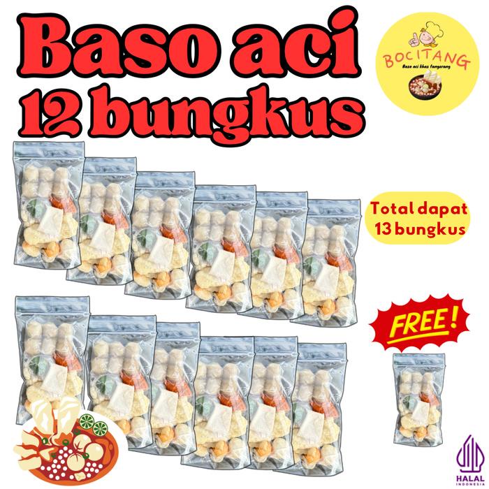 

PAKET 12 BUNGKUS BASO ACI FREE 1 BUNGKUS HOTPOT INSTAN PAKET USAHA